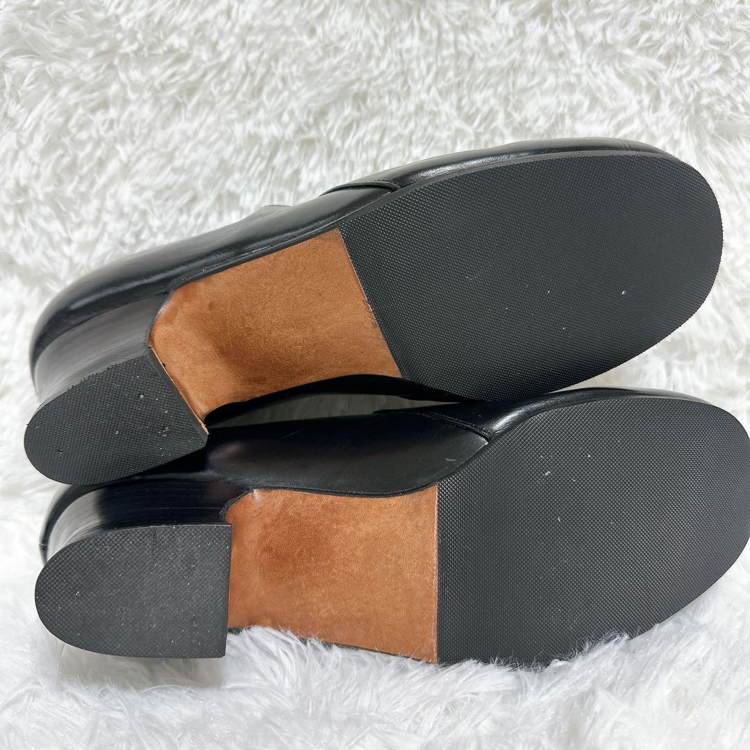 入手困難❗️ オゾンコミュニティ レザー ローファー 25.5cm 革靴 おでこ靴