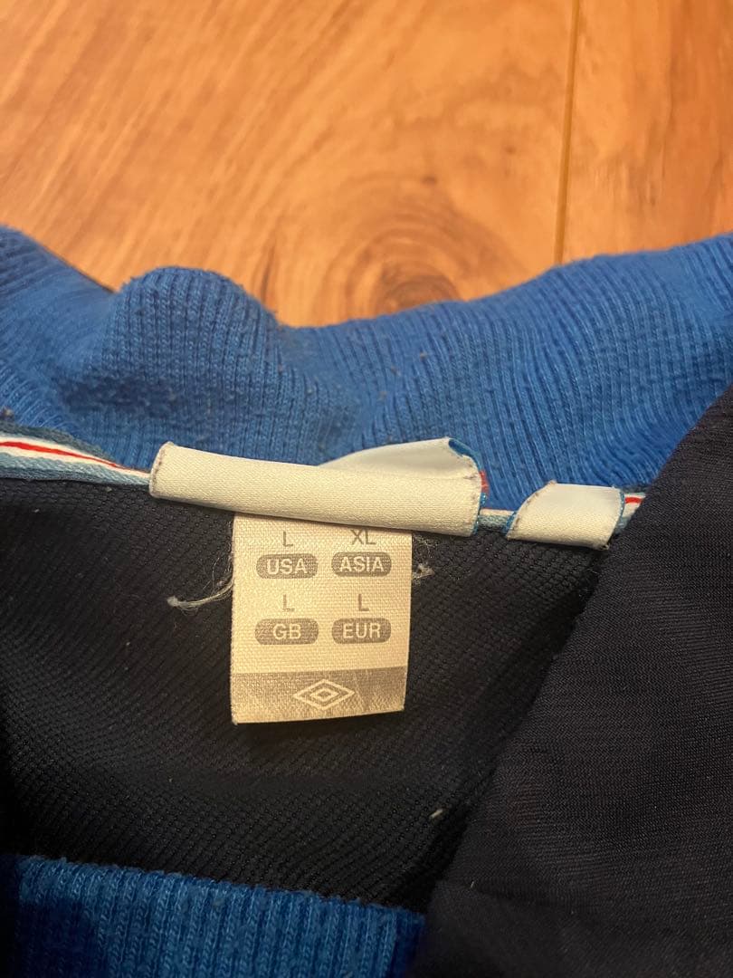 イングランド代表 UMBRO プルオーバードリルトップ古着　XL アンブロ