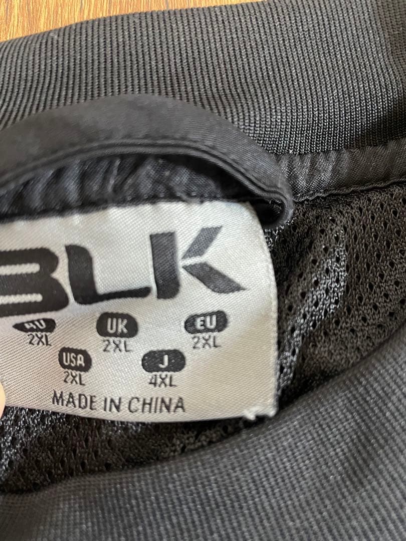 BLK HINO ラグビー ウォームアップウェア 4XL