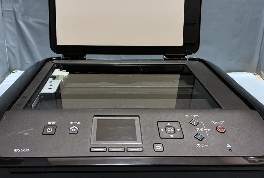 【動作OK】印刷枚数極少！！　Canon　キャノン　プリンタ　MG5730
