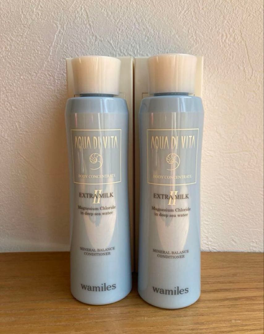 ワミレス　アクアデヴィタ　ボディコンセントレイト　エクストラミルクII 2本