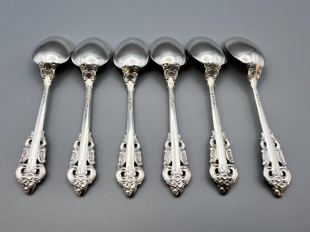 ユリッペ　銀製　MIYATA刻印　スプーン　６点セット　重量約：112g