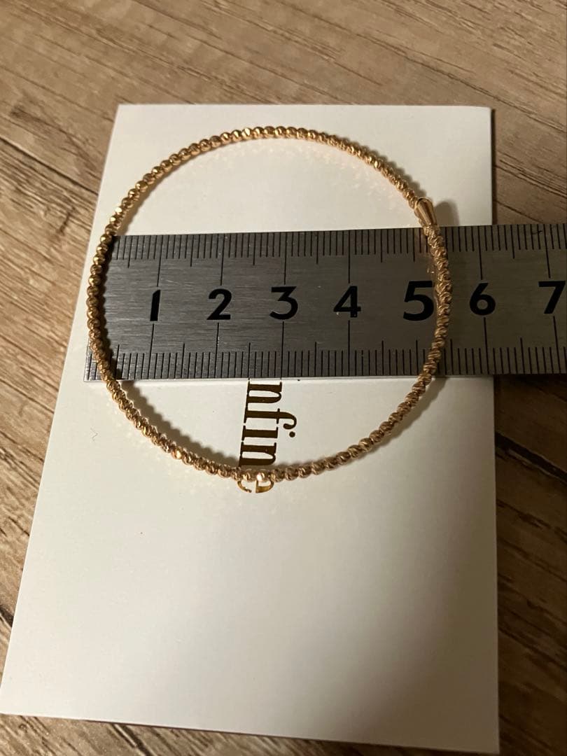 K18 カットボール　アンクレット　フリーサイズ　ブレスレットにも♪