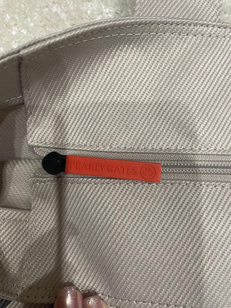 PEARLY GATES トートバッグ ベージュ