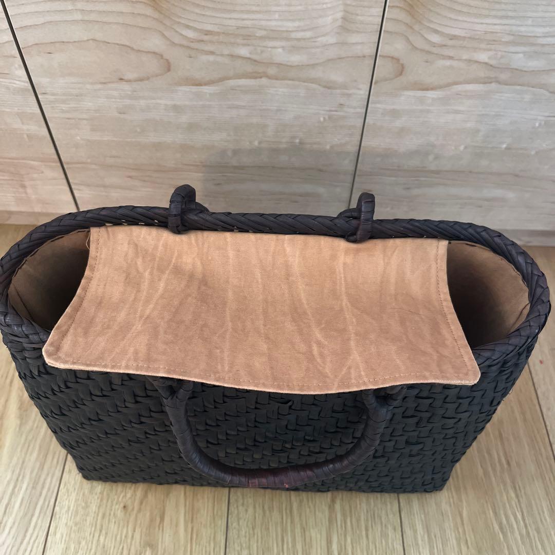 国産山葡萄　山葡萄かごバッグ大　網代編み