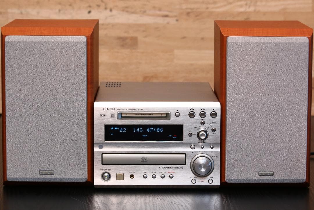 DENON　D-MS3　CD/MD/TUNER/USB　コンポ+スピーカー　美品