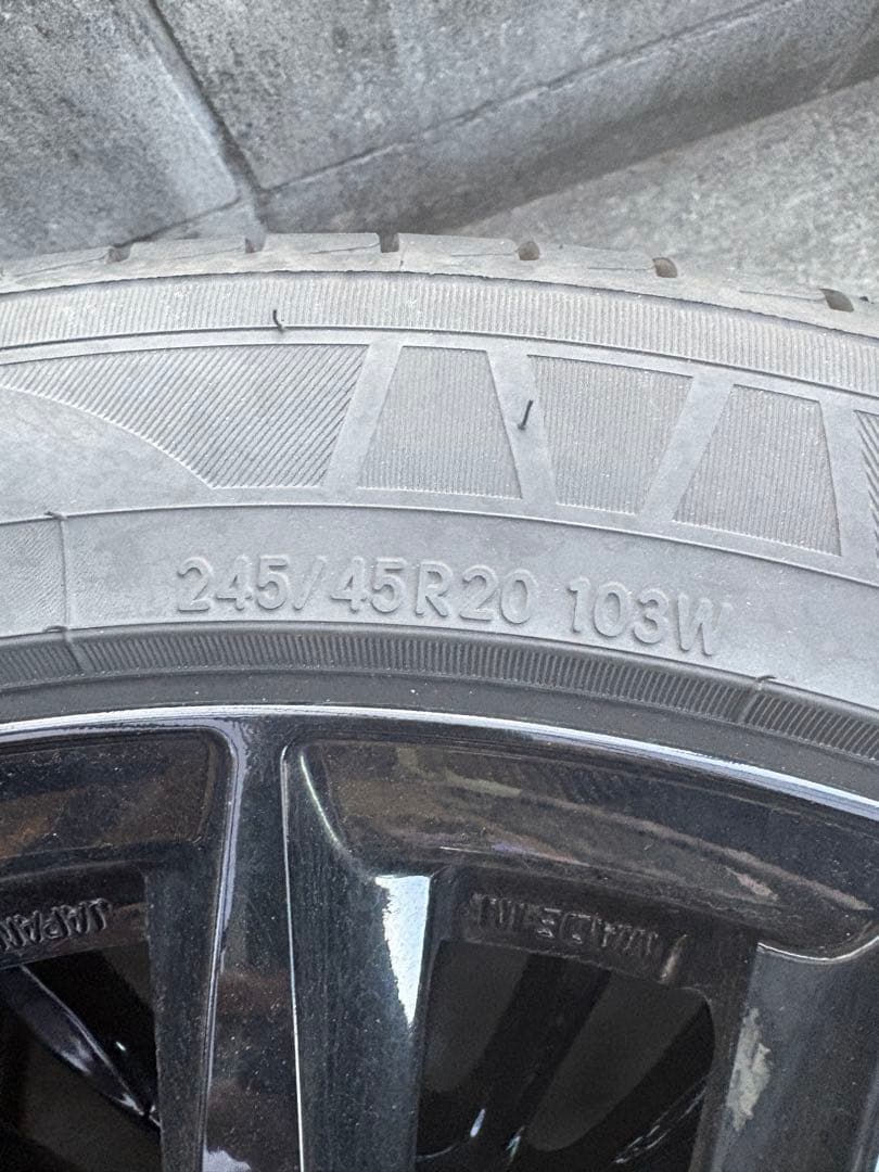 rays タイヤホイール4本セット　20インチ