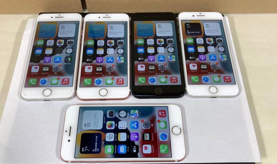 iphone7　5台　ジャンク　アクティベーションロックOFF　初期化済み