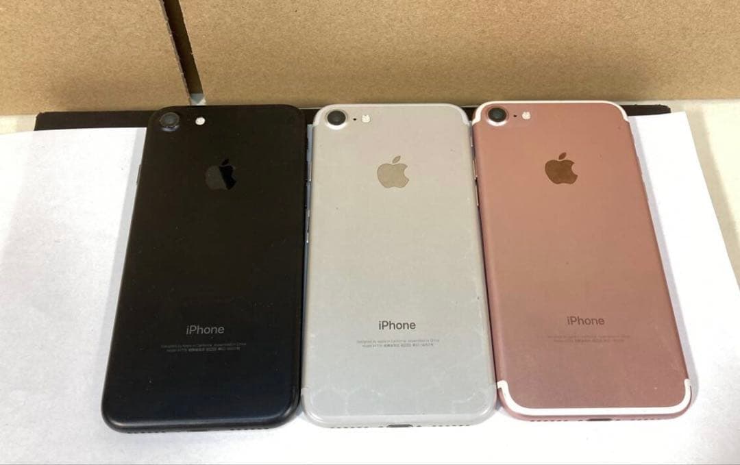 iphone7　5台　ジャンク　アクティベーションロックOFF　初期化済み