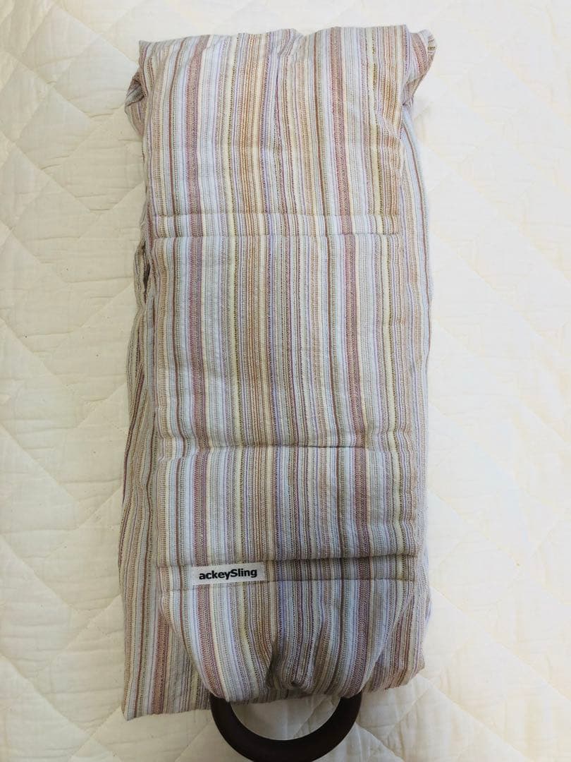 【新品未使用】あっきースリング 抱っこひも 白玉