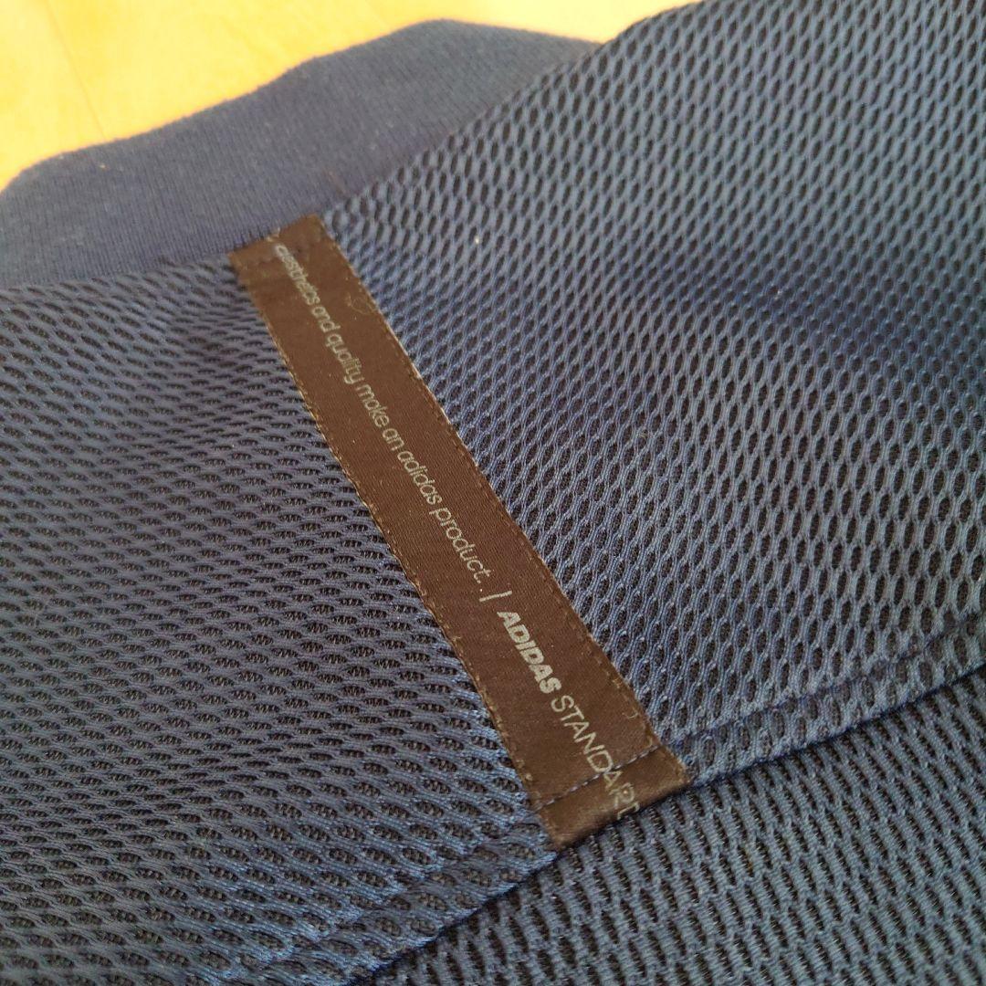 アディダススタンダード19　ジャケット　ネイビー　b147