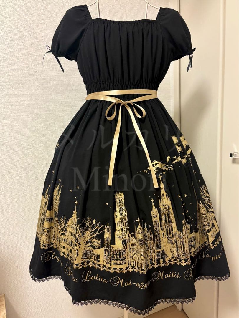 最終値下げ モワティエ サイレントムーンワンピース 送料込 美品