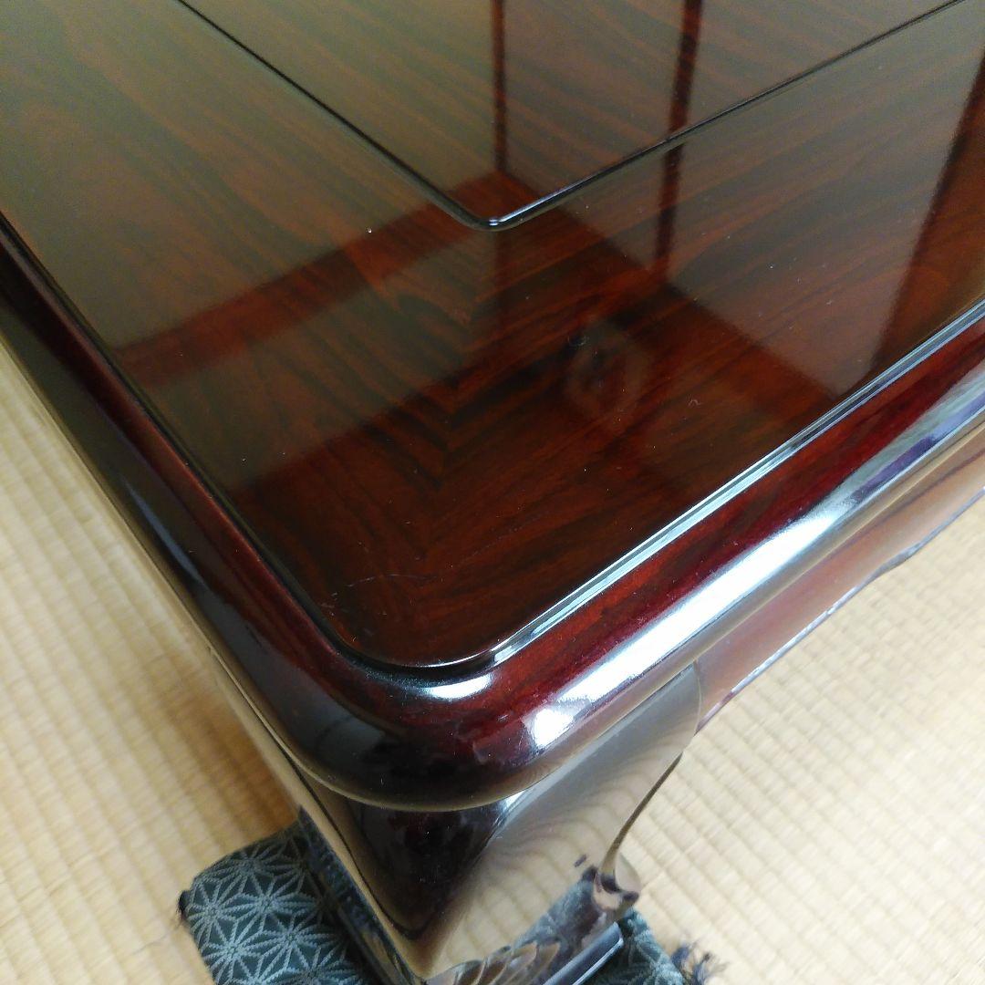 大型木製座卓 ダークブラウン