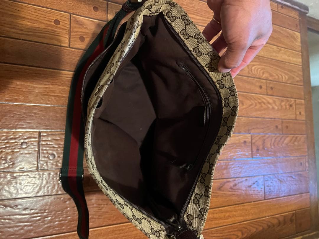 Gucci ショルダーバッグ ベージュ キャンバス