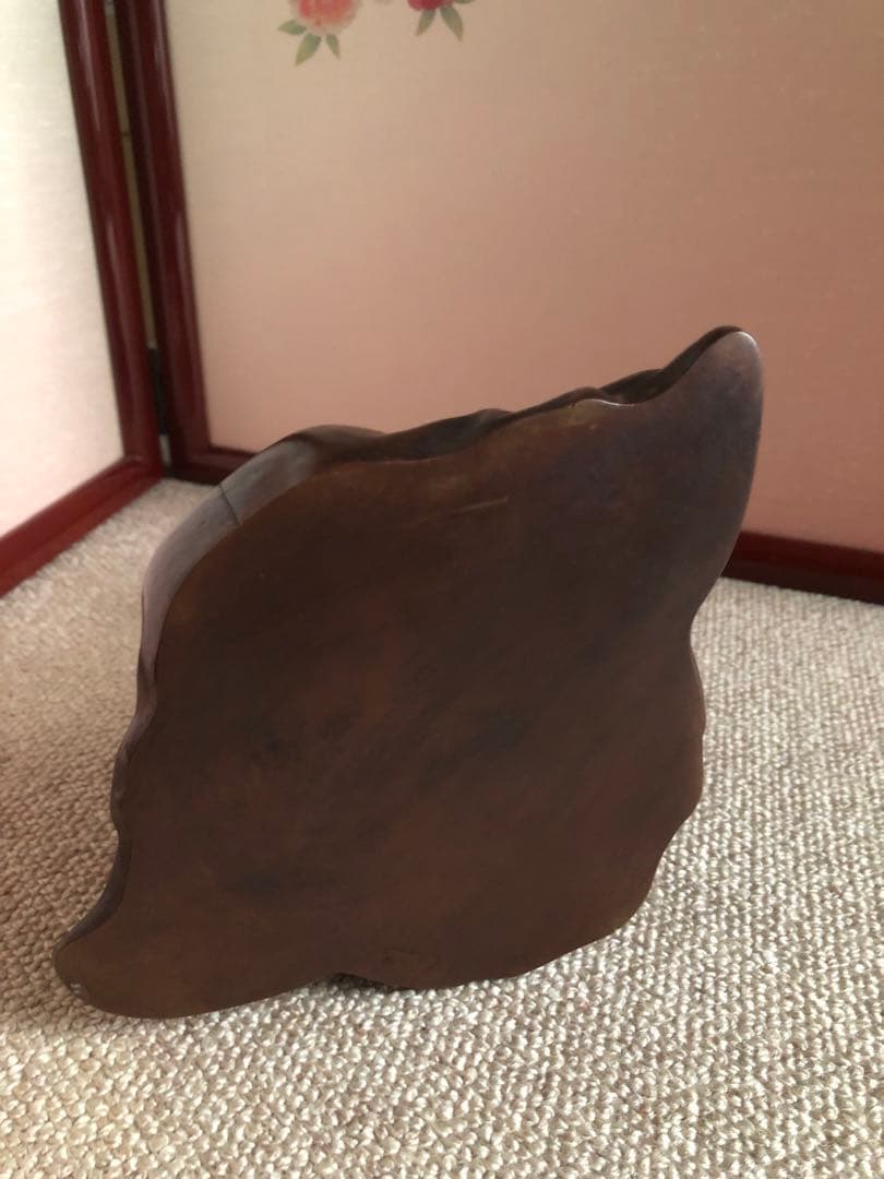 唐銅　千利休座像