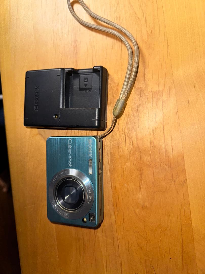 SONY Cyber-shot 青 デジタルカメラ 本体 ケース無し