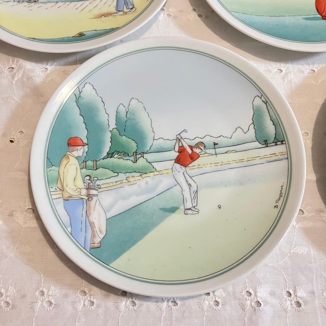 フランスヴィンテージ APILCO アピルコ プレート ゴルフプレイヤー