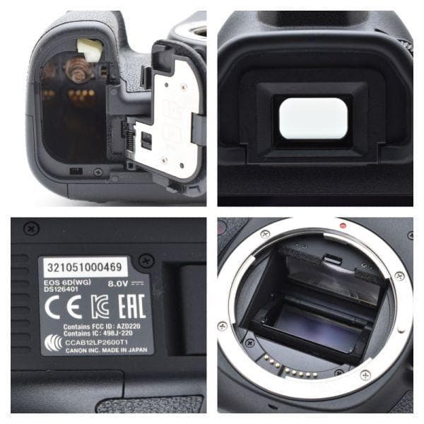 【美品】キャノン Canon EOS 6D ボディ 《ショット数3453回》