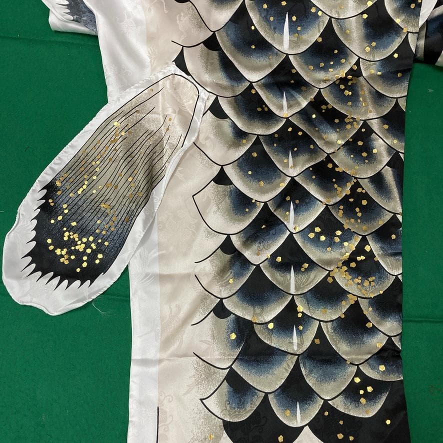 SKO106 徳永鯉　吉兆鯉　鯉のぼり4m 黒 　黒鯉4m　お父さん鯉4m