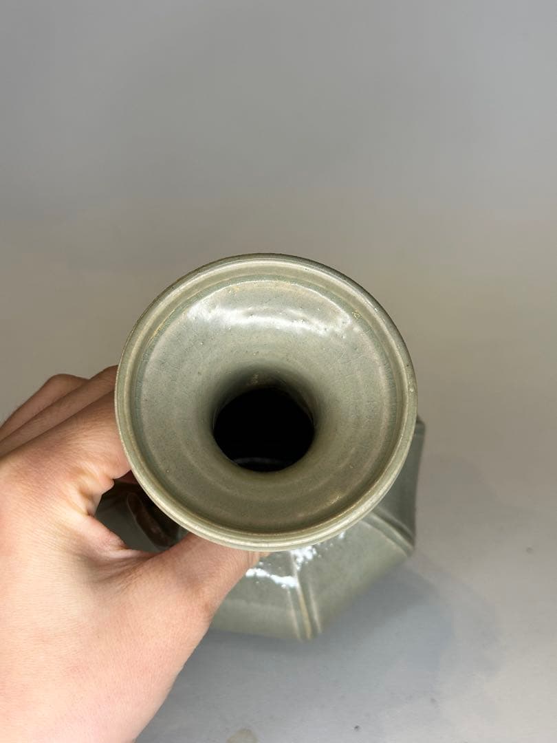 宋代 貫耳瓶 花瓶 陶磁器 古美術 時代物