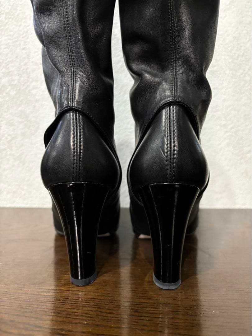 ななページ:CHANEL: ロングブーツ　サイズ23.5cm