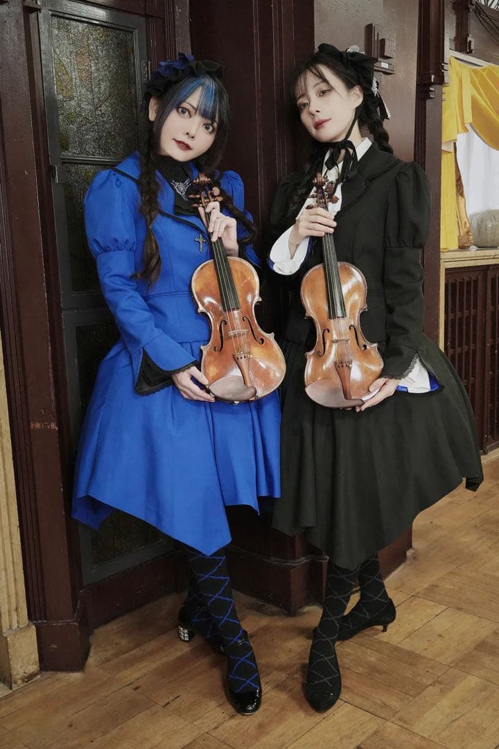 Moi-meme-Moitie十字架ボタン比翼ジャケット