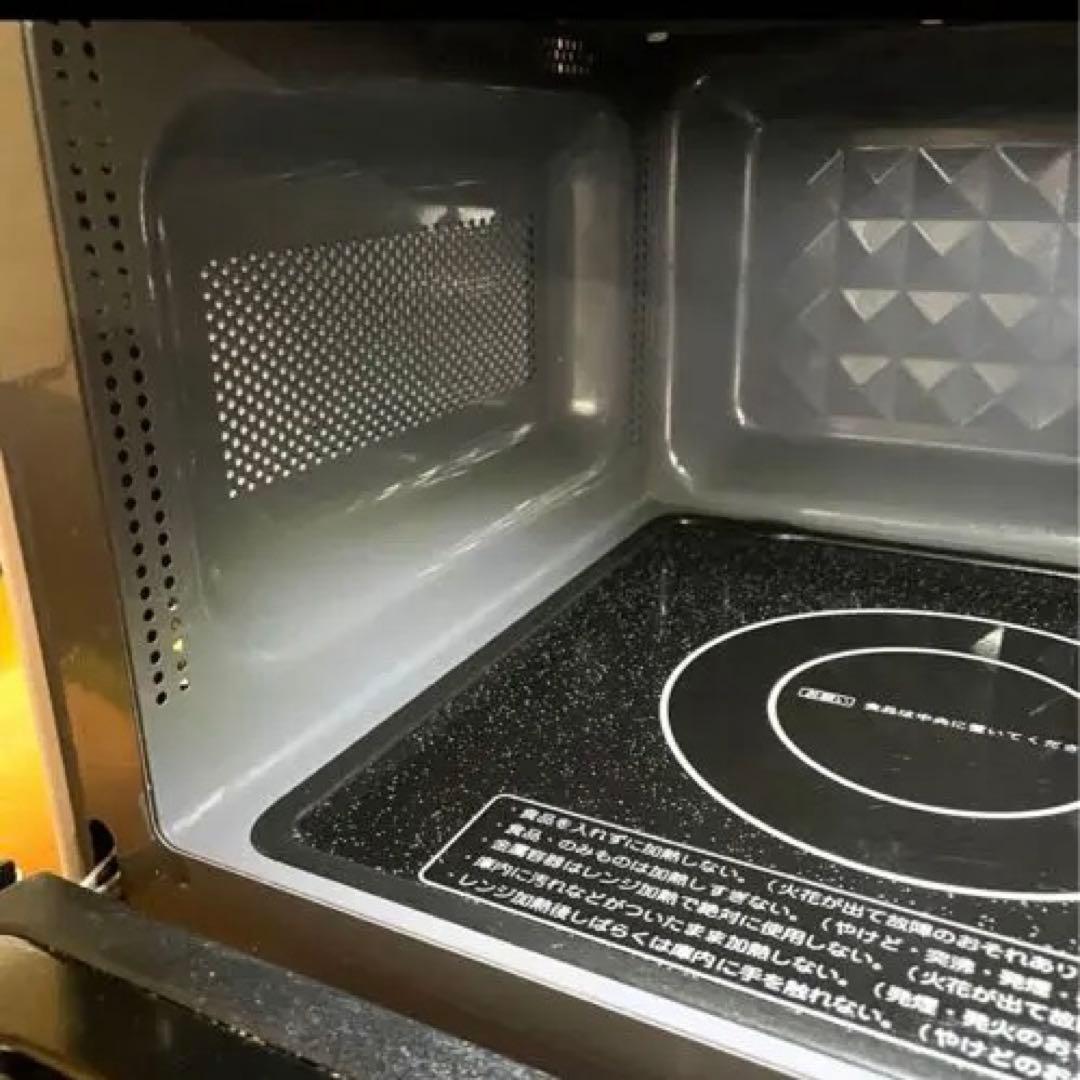 ひつじ 電子レンジ フラット 900W ヤマダセレクト YMＷ17RK