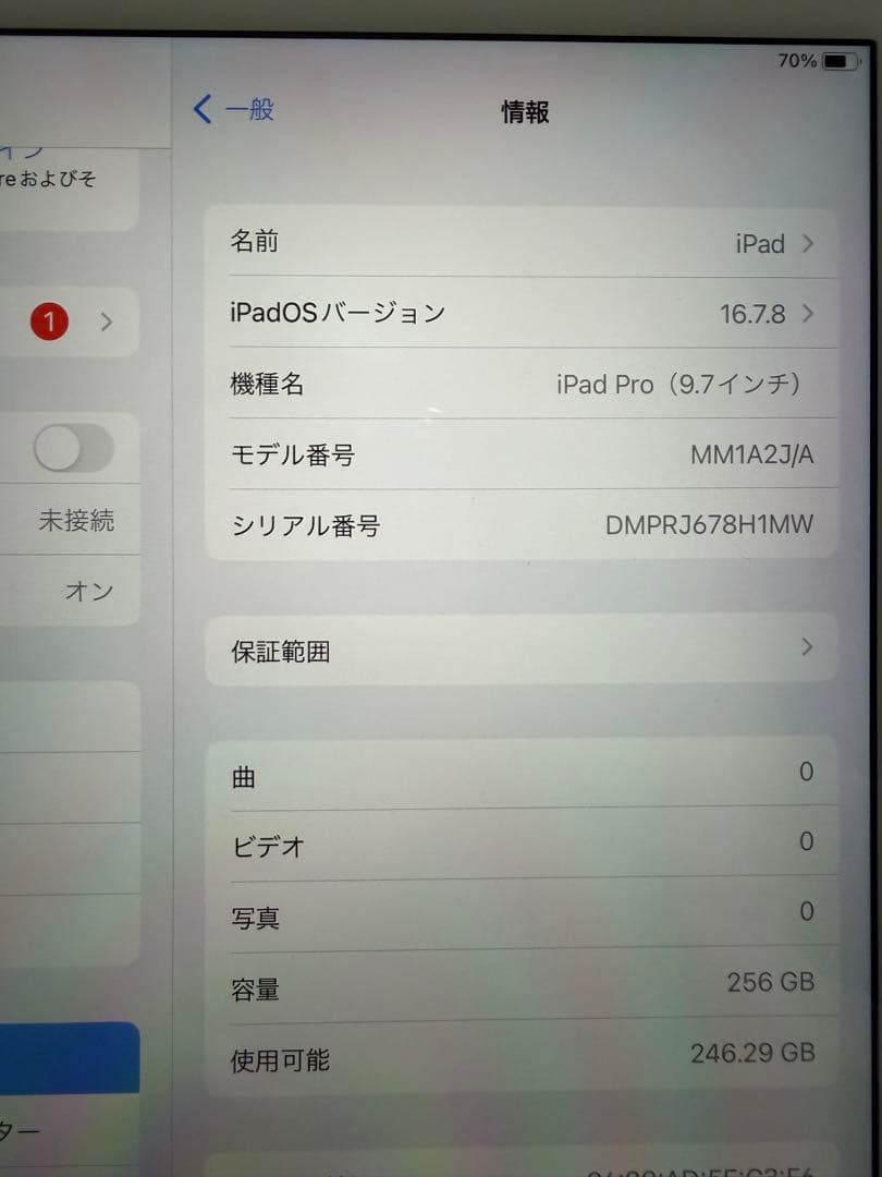 Apple iPad Pro (9.7インチ) 256GB