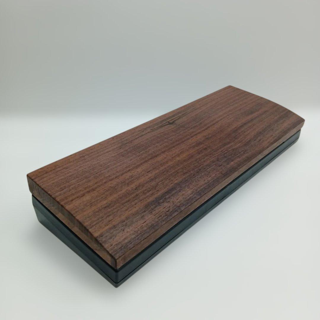 無垢材ウォルナットHHKB用 手作りパームレスト兼キーボードルーフ オスモW