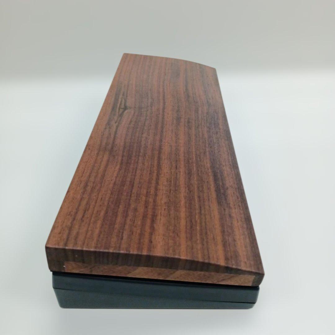 無垢材ウォルナットHHKB用 手作りパームレスト兼キーボードルーフ オスモW