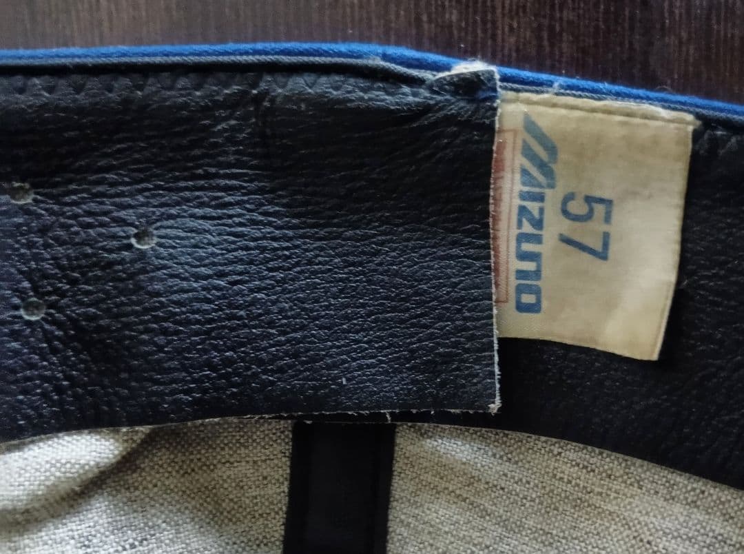 【実使用】オリックス　ブルーウェーブ　吉田　キャップ　帽子　ミズノプロ　57㌢