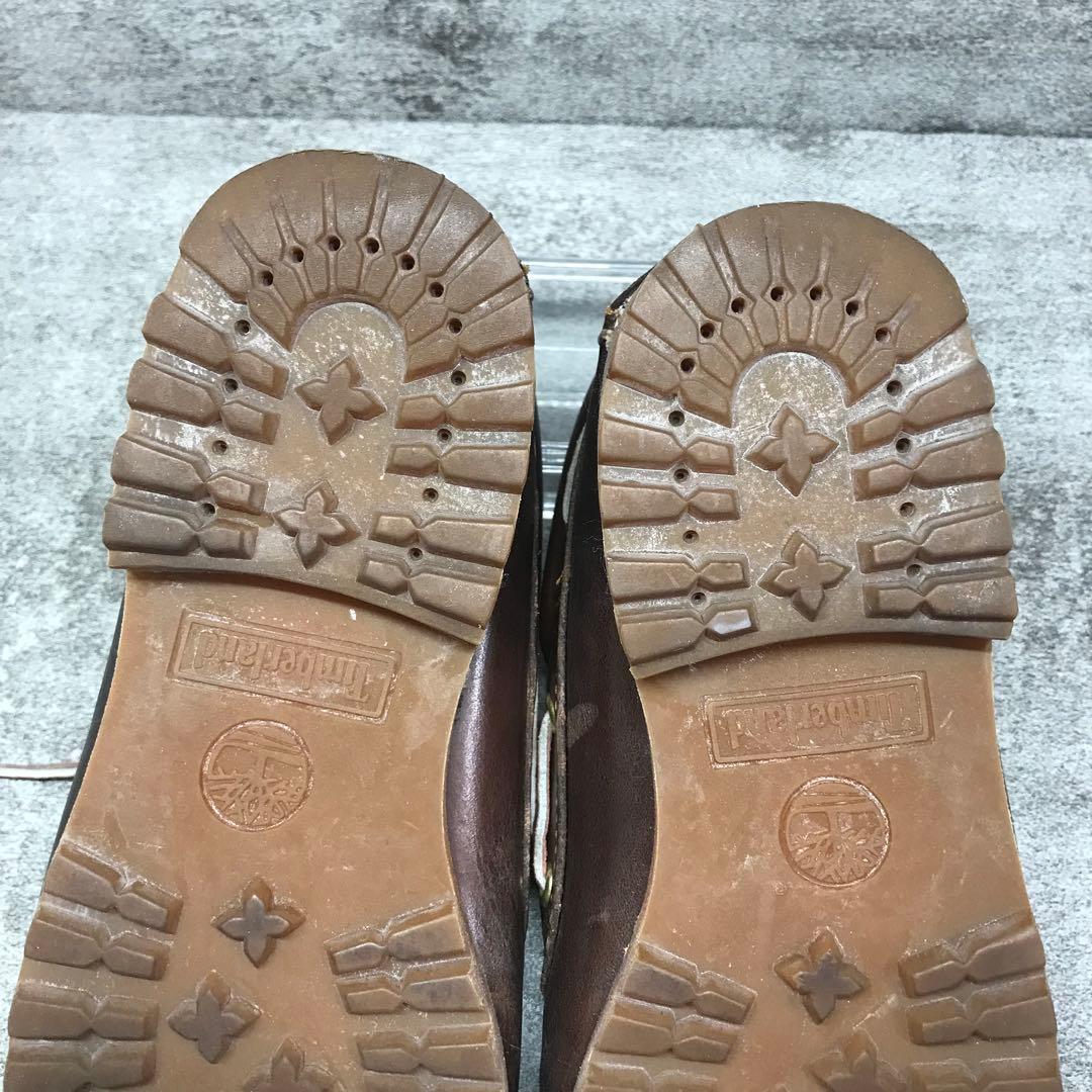 美品　ティンバーランド 3EYE デッキシューズ 30003 25cm 茶
