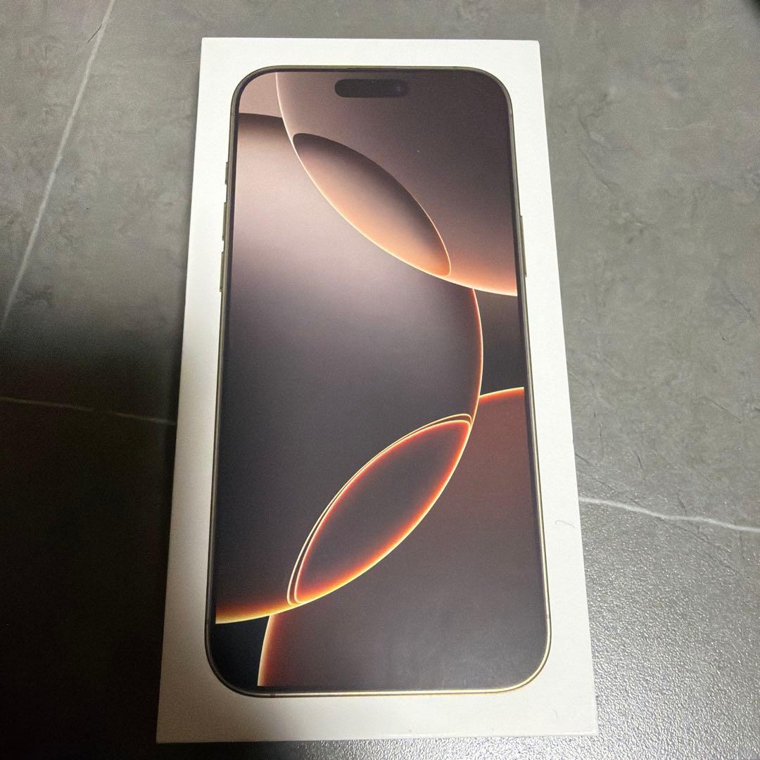 iPhone 16 Pro Max 512gb デザートチタニウム ケース付