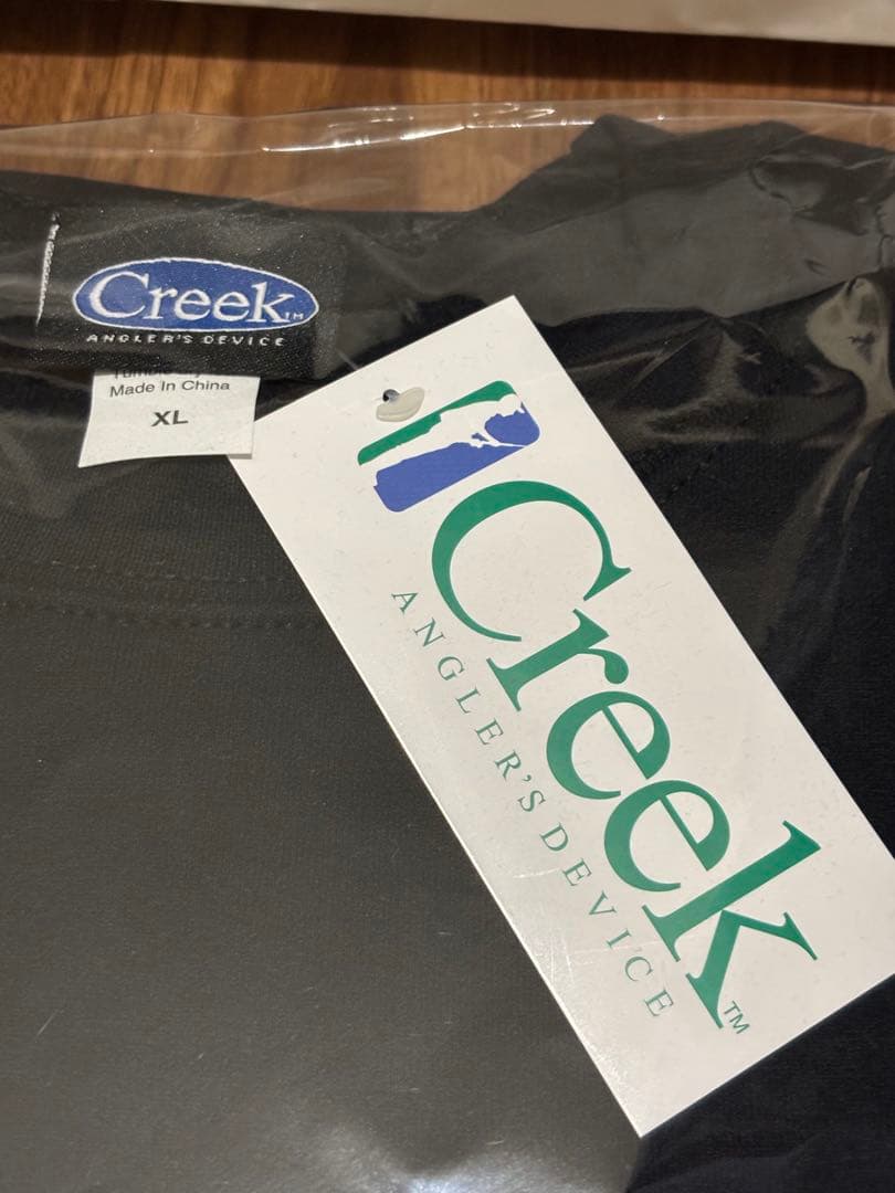 creek angler's device ロゴ入り トレーナー XL ブラック