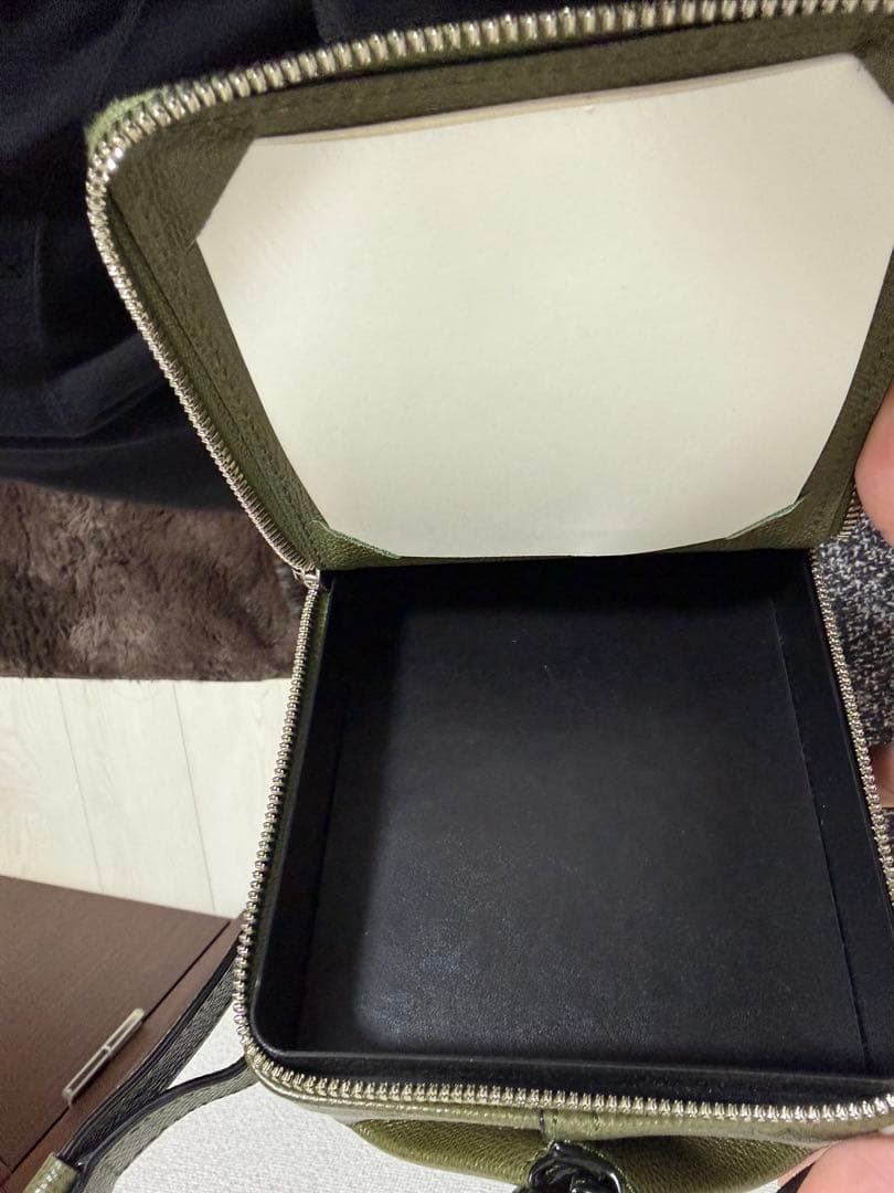 Valextra オリーブグリーン トリックトラック