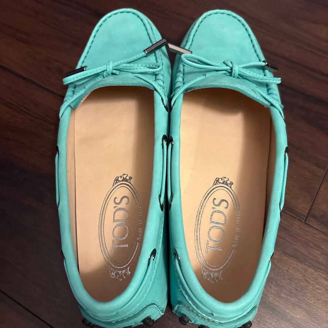 BOSSTOD'S ドライビングシューズ　35 1/2 ティファニーブルー