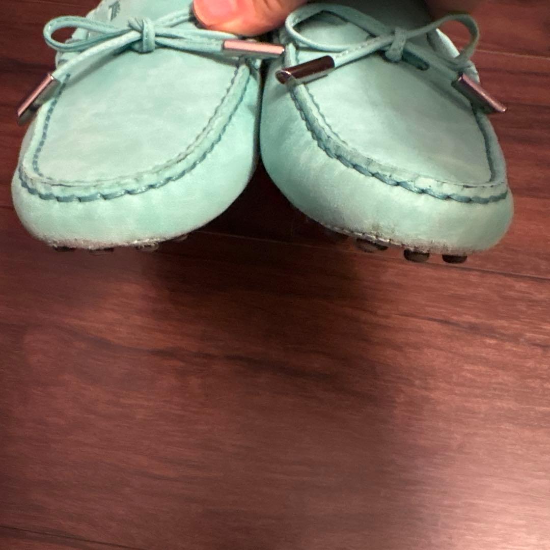 BOSSTOD'S ドライビングシューズ　35 1/2 ティファニーブルー