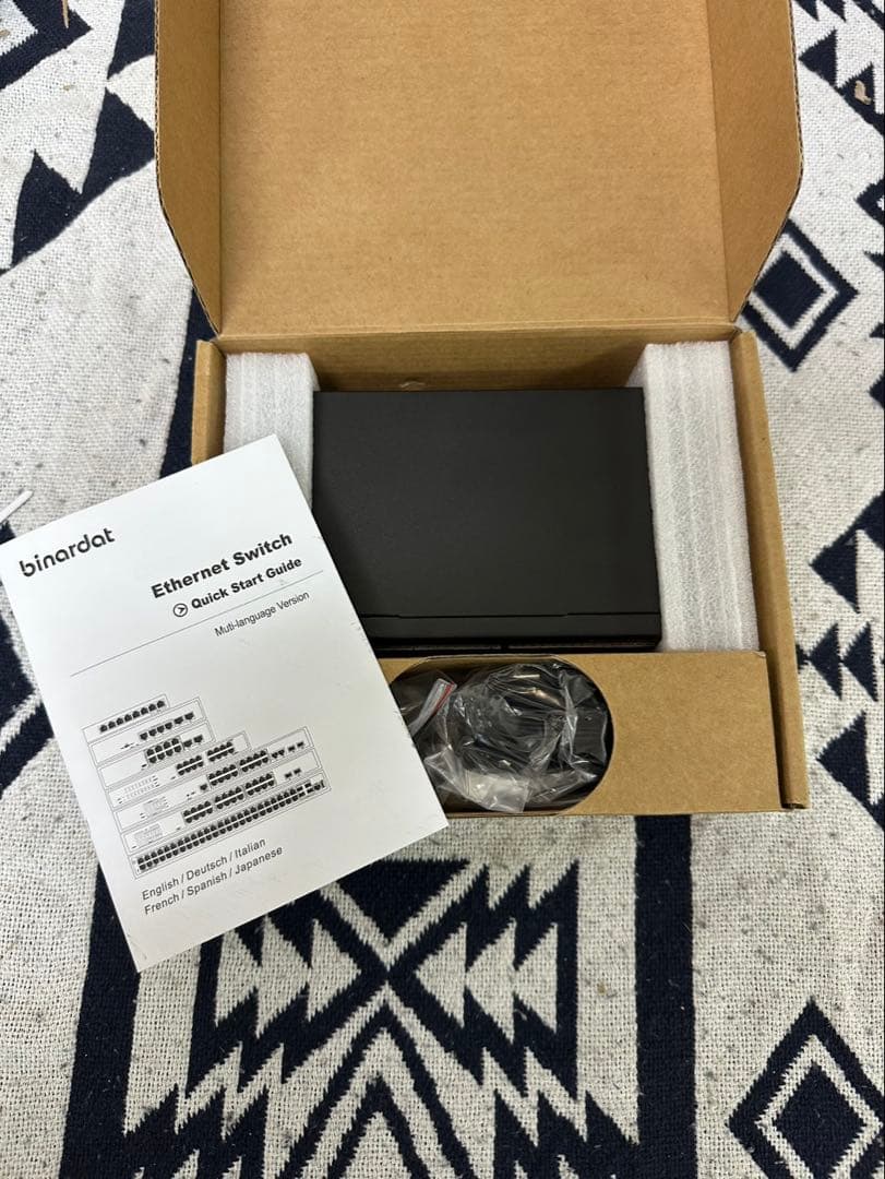 Binardat 8ポート10ギガビットSFP+ マネージドスイッチ1G/10G