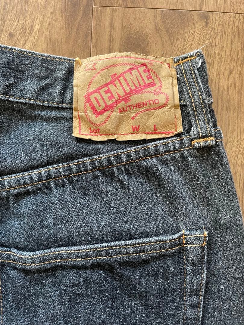 旧DENIME オリゾンティ ブラック デニム D-HG1118 W32 90s