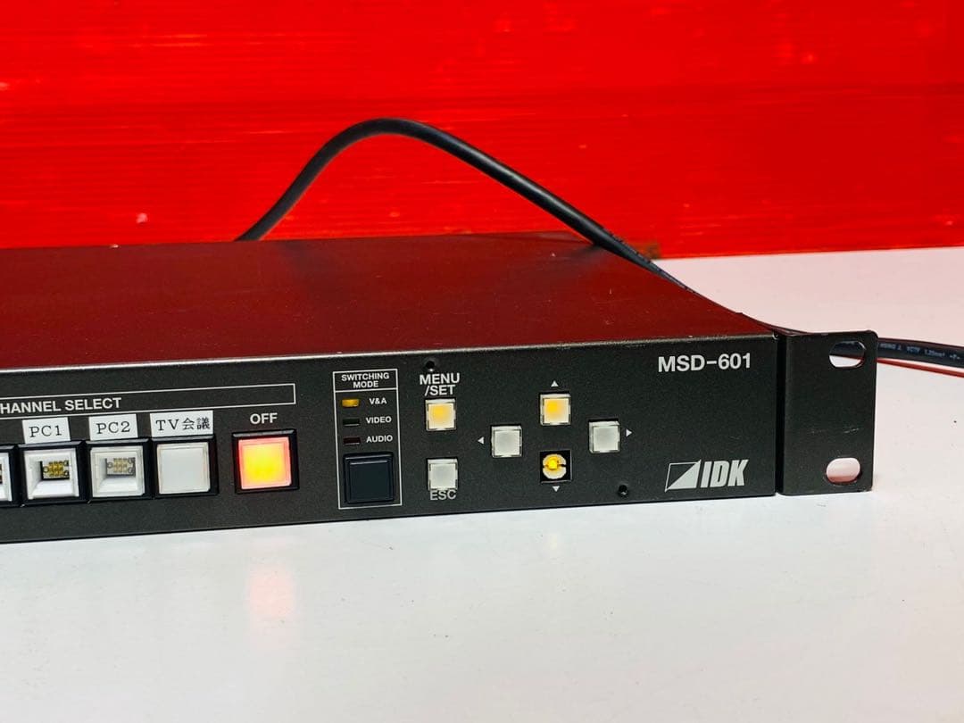 IDK デジタルマルチスイッチャー MSD-601 スキャンコンバータ