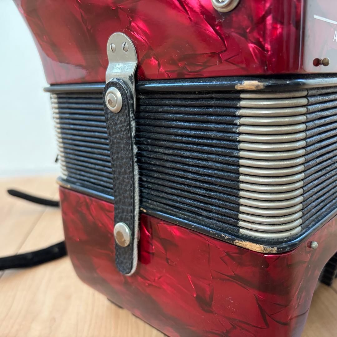 HOHNER AMICA Ⅲ 96 アコーディオン 96ベース ホーナー 赤