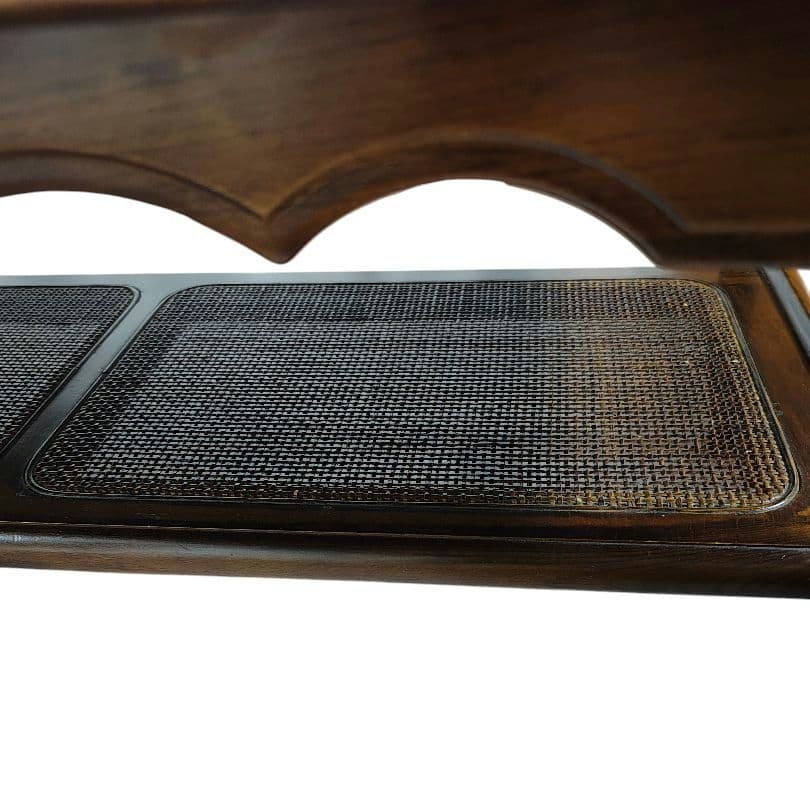 karimoku カリモク コロニアル センターテーブル ローテーブル ラタン棚