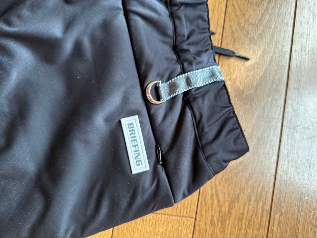 BRIEFING 黒 裏起毛ストレッチパンツ　レディース