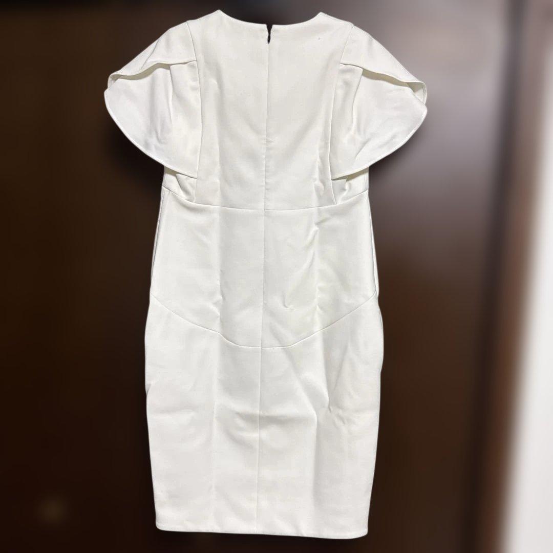 YOKO CHAN ホワイト 半袖 ワンピース 滝川クリステルさん着用