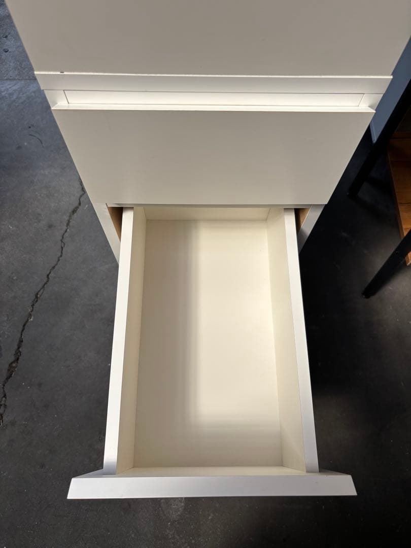 デスクサイド収納ラック ホワイト