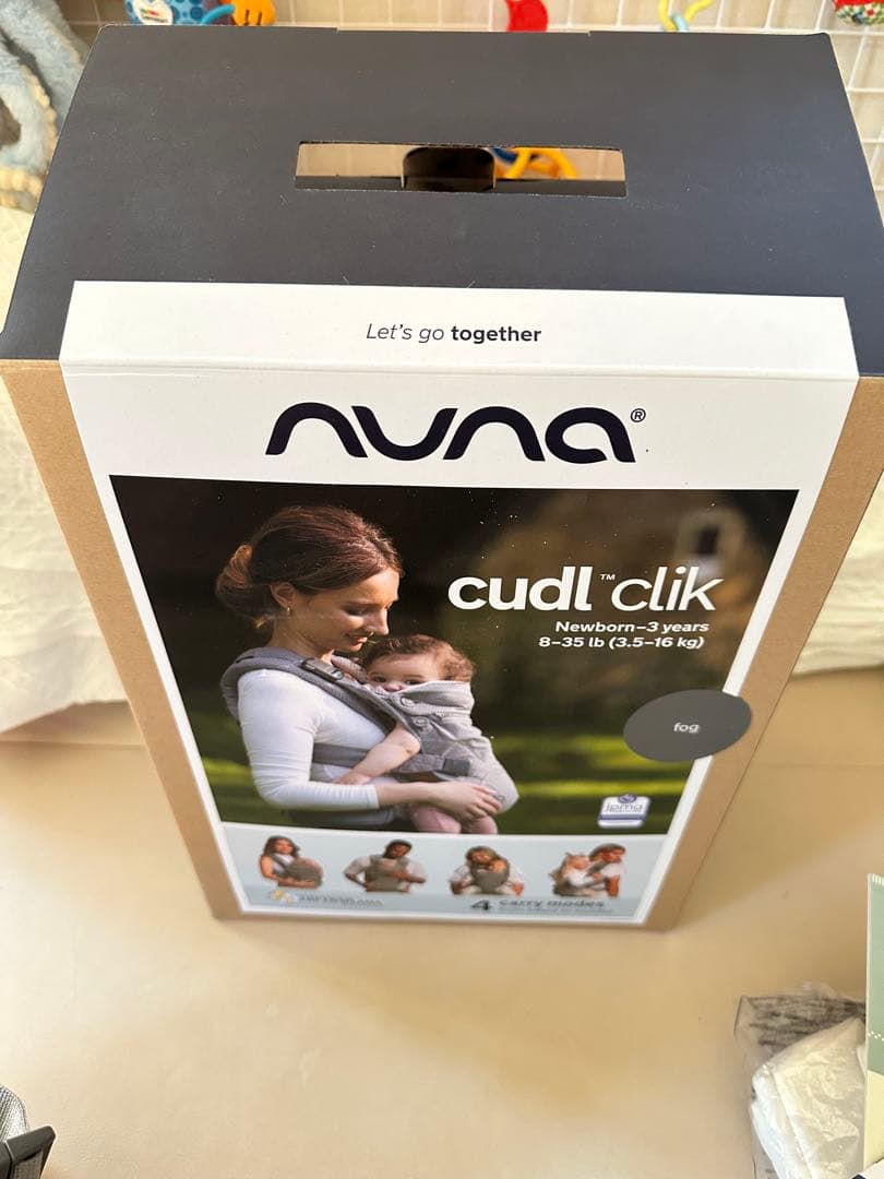 NUNA cudl clik 抱っこ紐 グレー