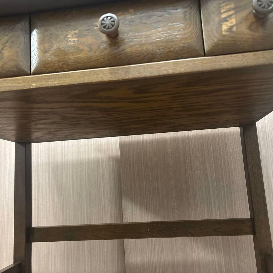 アンティーク 学塾机 木製デスク