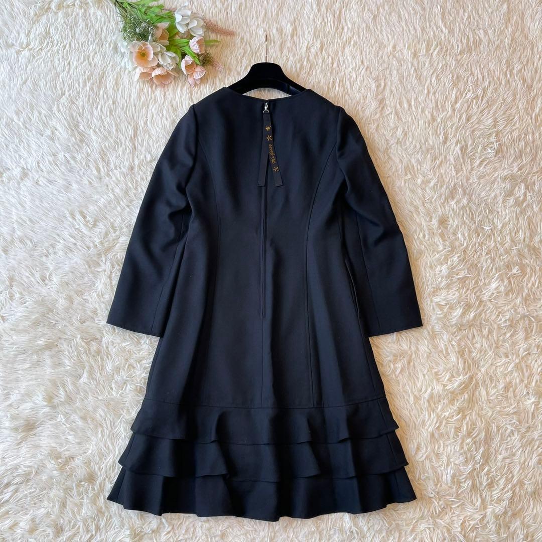 極美品 M'S GRACY 2020年 バックリボン ワンピース ブラック 36