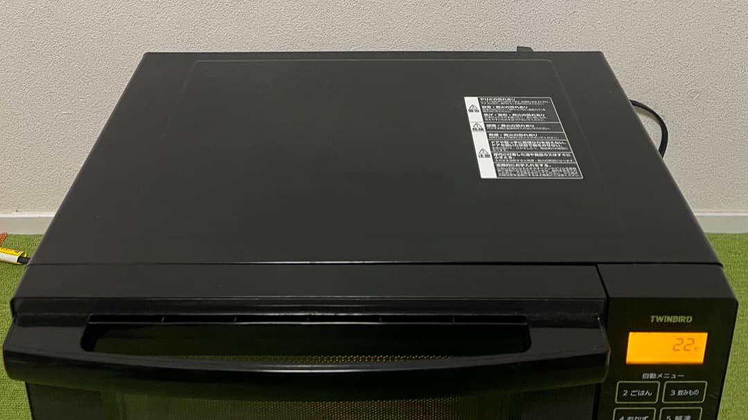 TWINBIRD オーブンレンジ 2019年製 電子レンジMW-FS18B