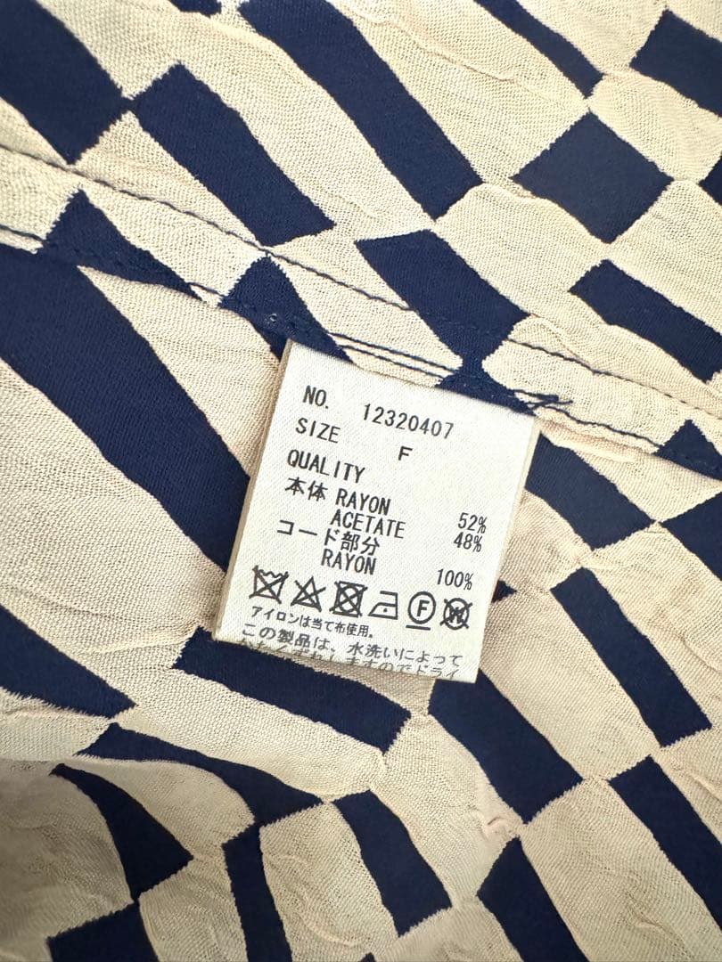 funnyさま専用 新品未使用 TODAYFUL ジオメトリック オーバーシャツ